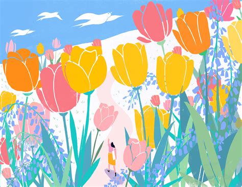 illustrations of spring